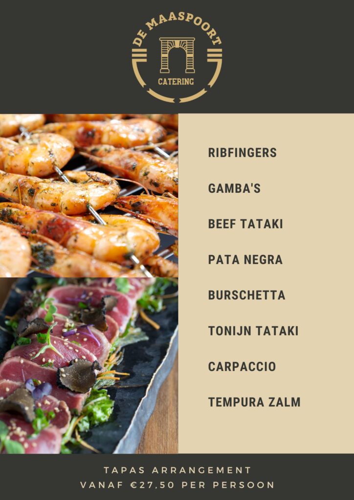 Tapas Arrangement Maaspoort Catering